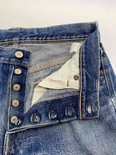 商品画像：800 セルビッチデニムパンツ 隠しリベット ストレートパンツ/31/デニム// 3