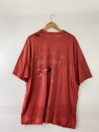 商品画像：90s 襤褸 両面プリント USA製 サイズXXXL Tシャツ/コットン/レッド// 2