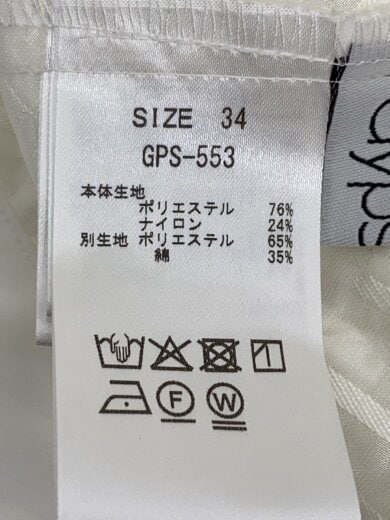 商品画像：25SS Crystal Blouse クリスタルブラウス 半袖ブラウス/34/ホワイト/GPS-553// 4
