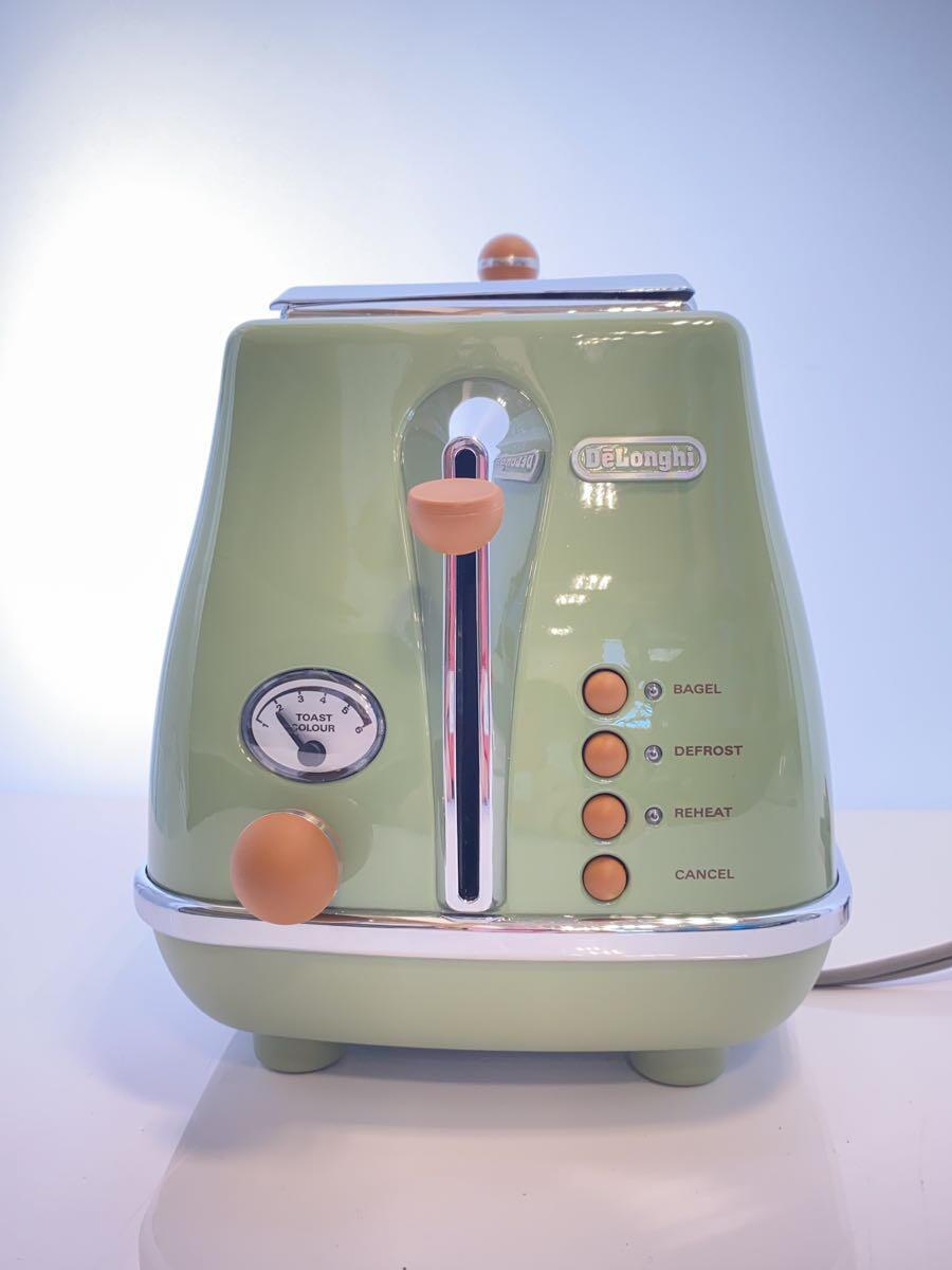 DeLonghi(デロンギ) / トースター アイコナ・ヴィンテージ コレクション CTOV2003JGR [オリーブグリーン] 中古品