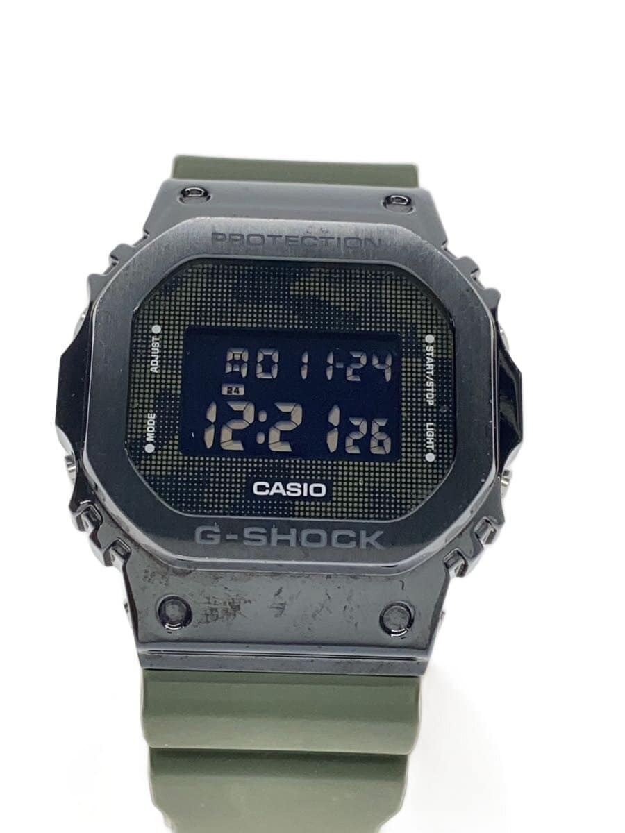 CASIO / 腕時計/デジタル/--/BLK/KHK/GM-5600B