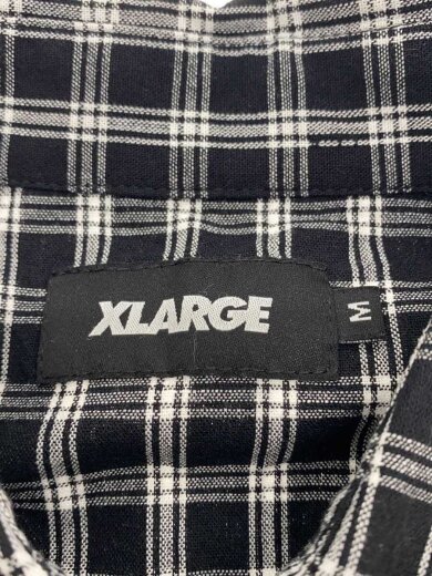 商品画像：半袖シャツ/M/コットン/BLK/チェック/101252014004 3