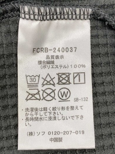 商品画像：長袖Tシャツ/L/ポリエステル/GRY/無地/FCRB-240037// 4