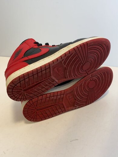 商品画像：AIR JORDAN 1 MID (GS)_エアジョーダン 1 ミッド (GS)/24cm/RED/レザー// 4