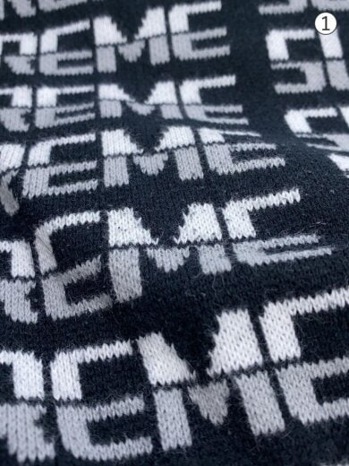商品画像：17AW/Repeat Sweater/ニット・セーター(薄手)/L/コットン/BLK/総柄// 6