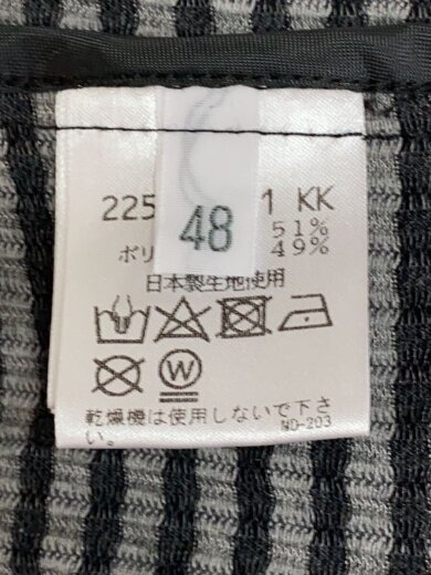 商品画像：テーラードジャケット/48/コットン/BLK 4