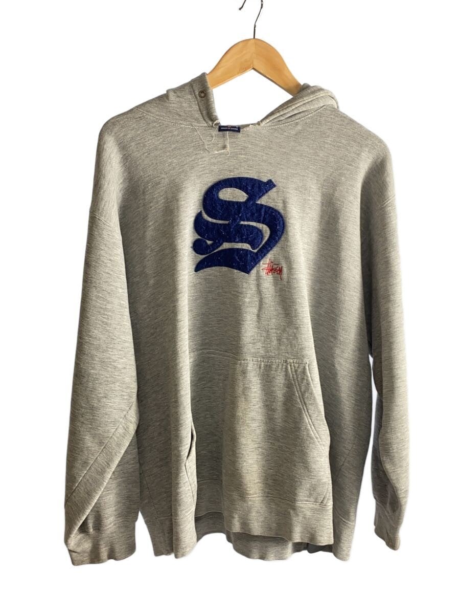 STUSSY / パーカー/M/コットン/GRY