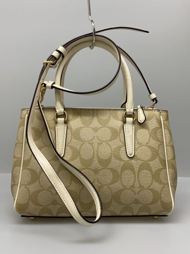 商品画像：ハンドバッグ_シグネーチャー/レザー/BEG/総柄 3