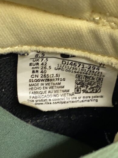 商品画像：ローカットスニーカー/26.5cm/BEG/DJ4671-294 5