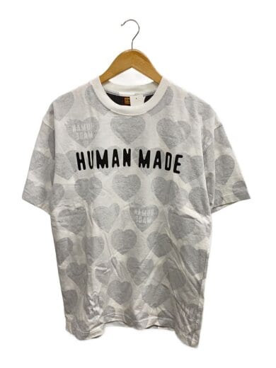 商品画像：Tシャツ/S/コットン/WHT/総柄 1