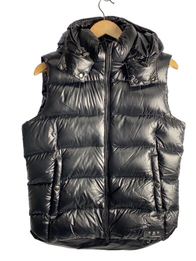 商品画像：POSEIDONE/ダウンベスト/3/ナイロン/BLK/MTA20A4564// 1