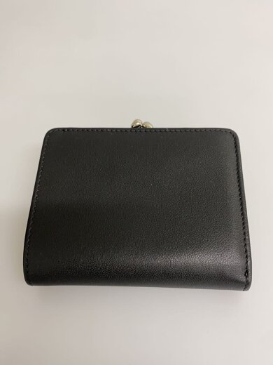 商品画像：2つ折り財布/レザー/BLK/レディース 2