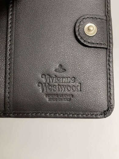 商品画像：2つ折り財布/レザー/BLK/レディース 3