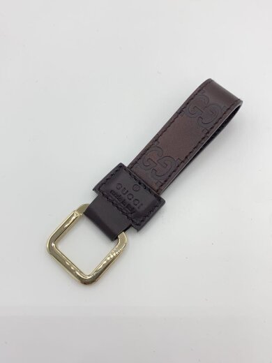商品画像：GGレザーキーリング/キーホルダー/レザー/BRW/メンズ/07 4834・214351// 2