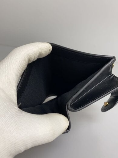 商品画像：2つ折り財布_シグネチャー_ベージュ/レザー/BLK/総柄/レディース 6