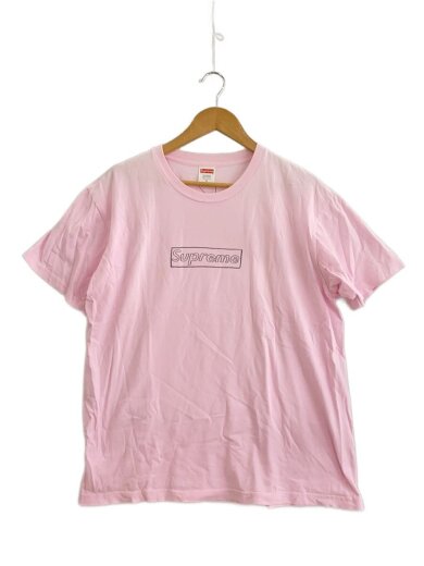 商品画像：21SS/Chalk Logo Tee/首元薄汚れ有/Tシャツ/M/コットン/PNK/無地// 1