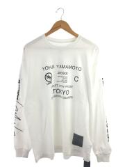 × yohji yamamoto POUR HOMME/LSTシャツ/L/コットン/WHT