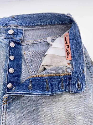画像：Acne Studios(Acne)Dirty Jeans/ルーズフィットジーンズ/ダメージ加工/29/デニム/IDG/B003173