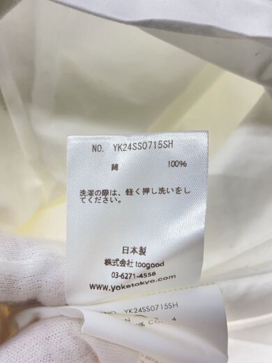 商品画像：24SS/PIPING SHIRT SHORT SLEEVES/2/コットン/WHT/YK24SS0715SH// 5