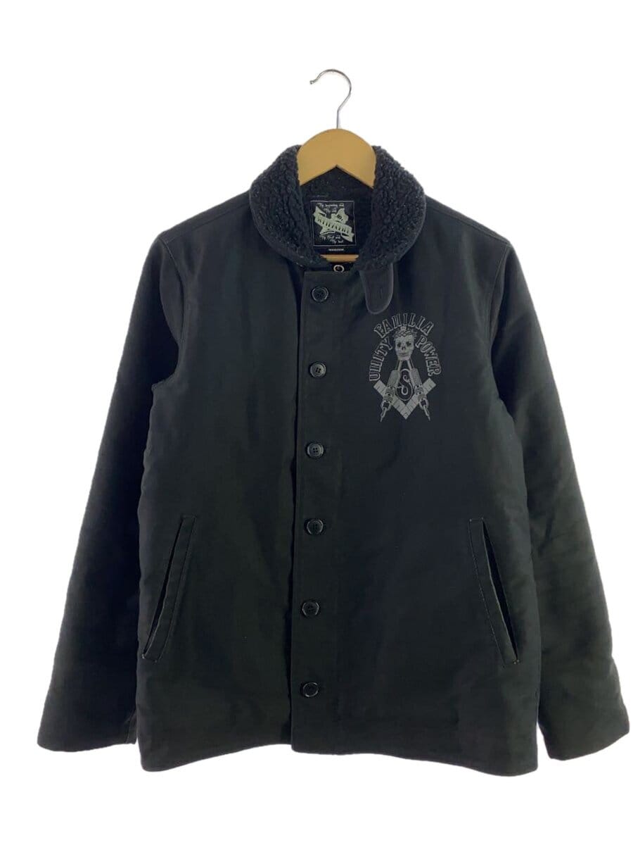 SOFT MACHINE / デッキジャケット/FAMILIA/M/コットン/BLK