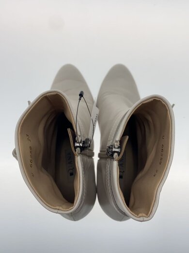 商品画像：ショートブーツ/23cm/CRM/レザー/66259/履きジワ有// 3