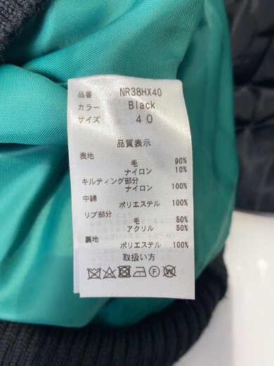 商品画像：Combi Cocoon Coat/40/ウール/BLK/NR38HX40 4