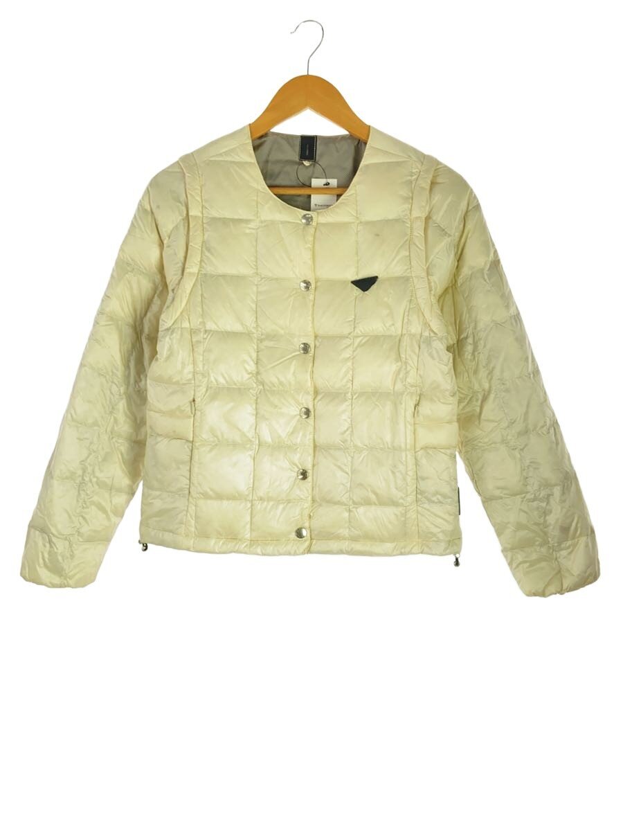 TAION / クルーネック インナーダウンTYPEⅡ/M/ナイロン/IVO