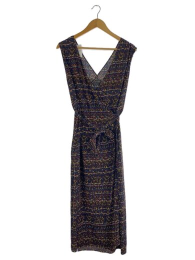 商品画像：SILK PRINT ONE PIEC/ノースリーブワンピース/36/シルク/BLK/総柄//? NULL ? 1