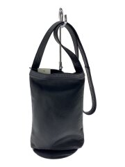 pig shoulder small/レザー/BLK