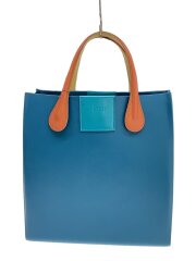 スクエアトートバッグ/--/BLU