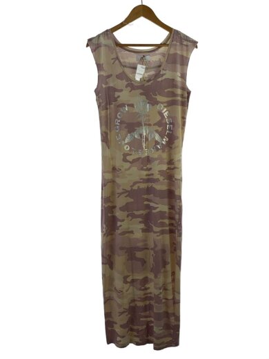 商品画像：ノースリーブマキシワンピース/XS/コットン/PNK/ストライプ/00ECALA6009// 1