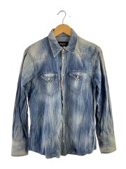 15SS/デニムウエスタンシャツ/48/デニム/IDG/S74DL0720