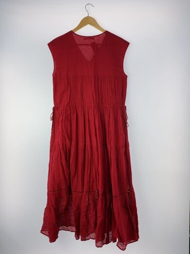 商品画像：ティアードノースリーブワンピース/--/コットン/RED/010501076P/? NULL ? 2