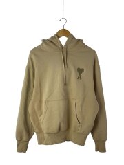 ハートロゴプルオーバーパーカー/S/コットン/BEG