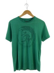 ロゴTシャツ/Tシャツ/S/コットン/GRN