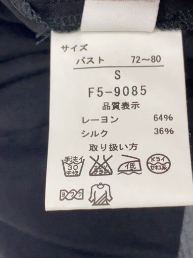 商品画像：ノースリーブワンピース/S/レーヨン/BLK/F5-9085// 4