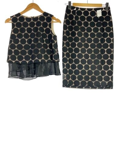 商品画像：セットアップ/36/ポリエステル/BLK/ドット/3614 8207-0// 1