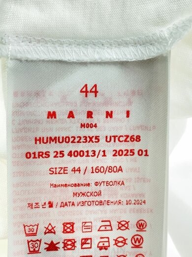 商品画像：25SS/Tシャツ/44/コットン/WHT/HUMU0223X5// 4