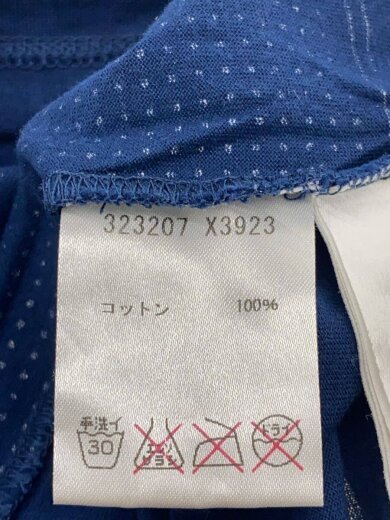 商品画像：ドット総柄ポロシャツ/S/コットン/NVY/ドット/323207　X3923// 4