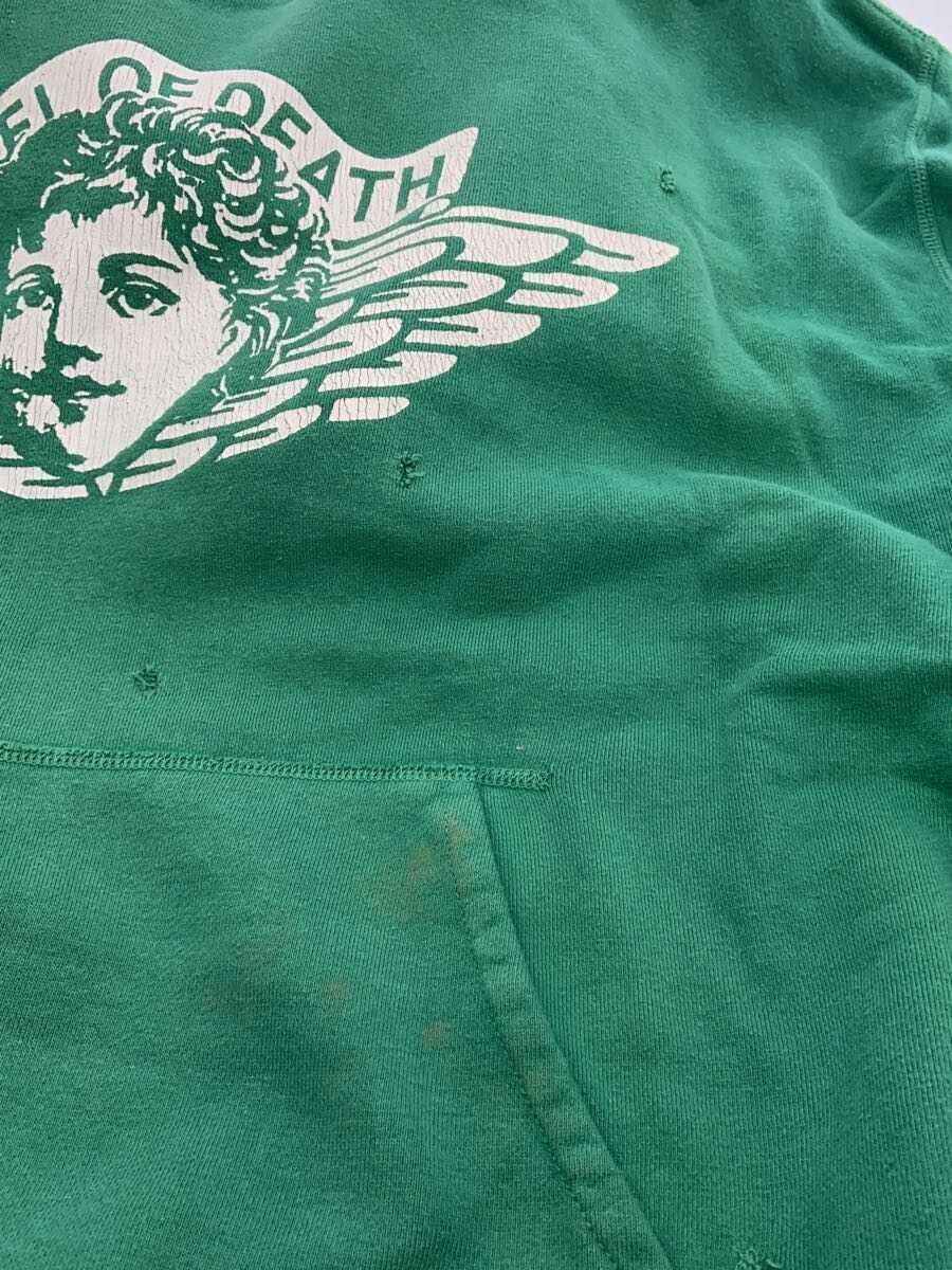 SAINT MICHAEL × HYPNOTIZE / 22AW/angel hoodie/M/コットン/GRN/sm-a22-0000-023