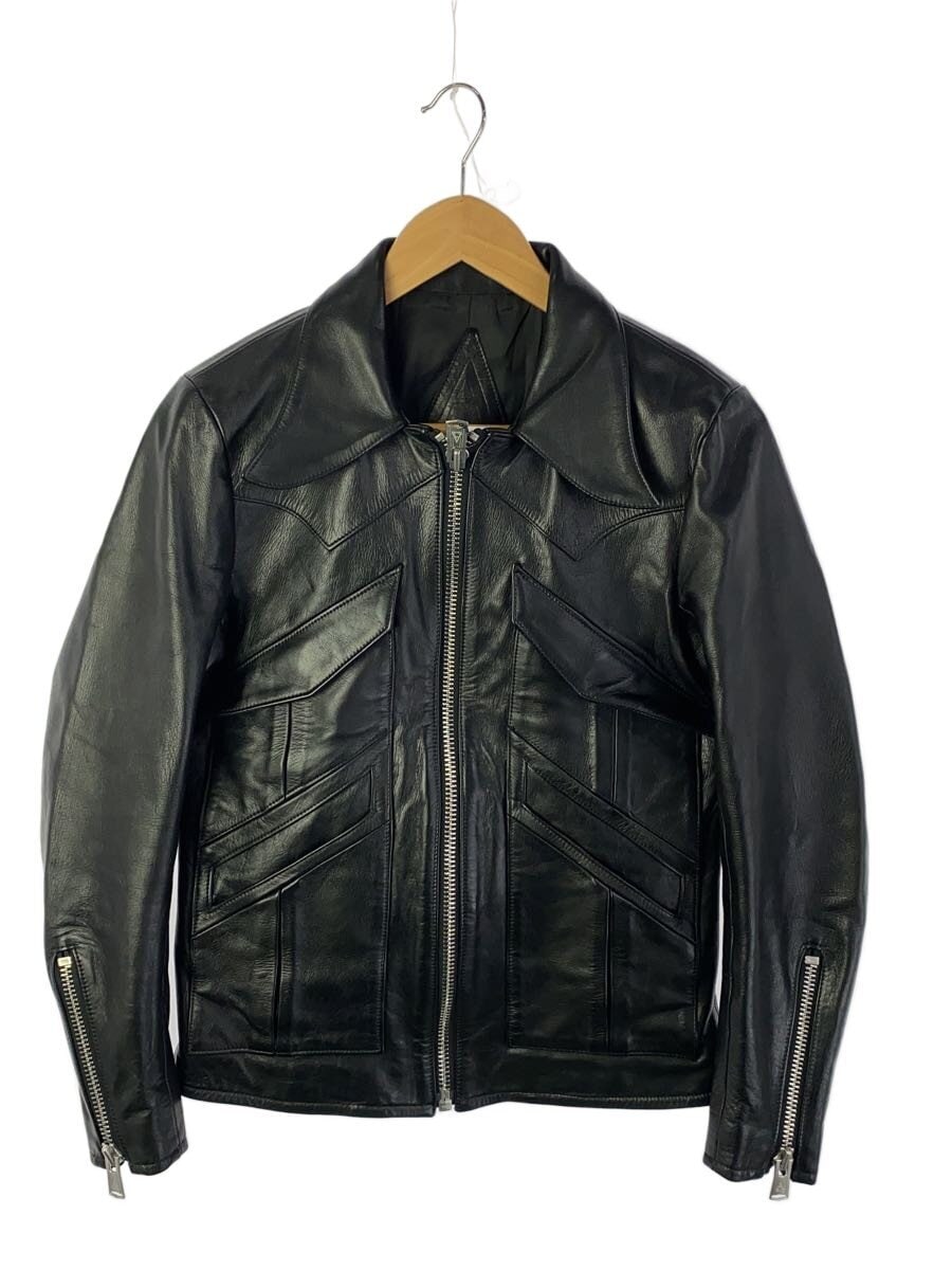 その他ブランド / ALEATHER/シングルライダースジャケット/48/レザー/BLK/ALM2103