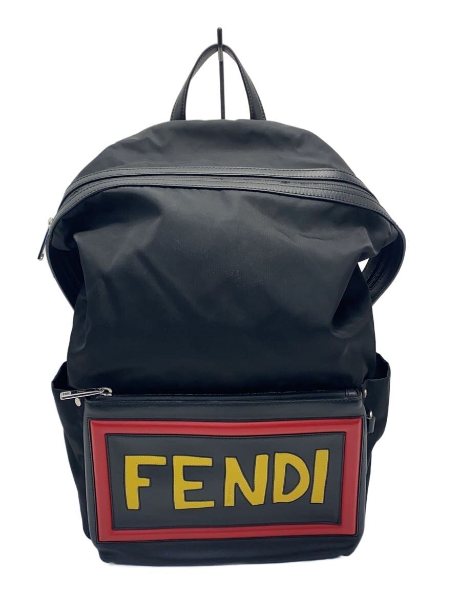 FENDI / リュック/ナイロン/BLK/7VZ035