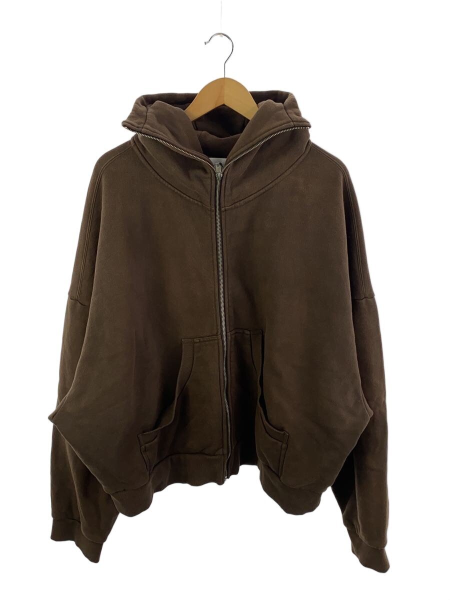 entire studios / FULL ZIP/ジップパーカー/L/コットン/BRW/ES2106