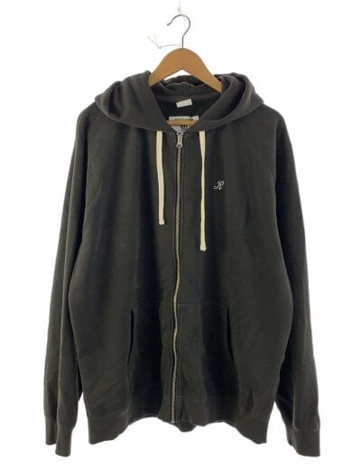 商品画像：ジップパーカー/XL/ウール/GRY/無地/C8-B111 1