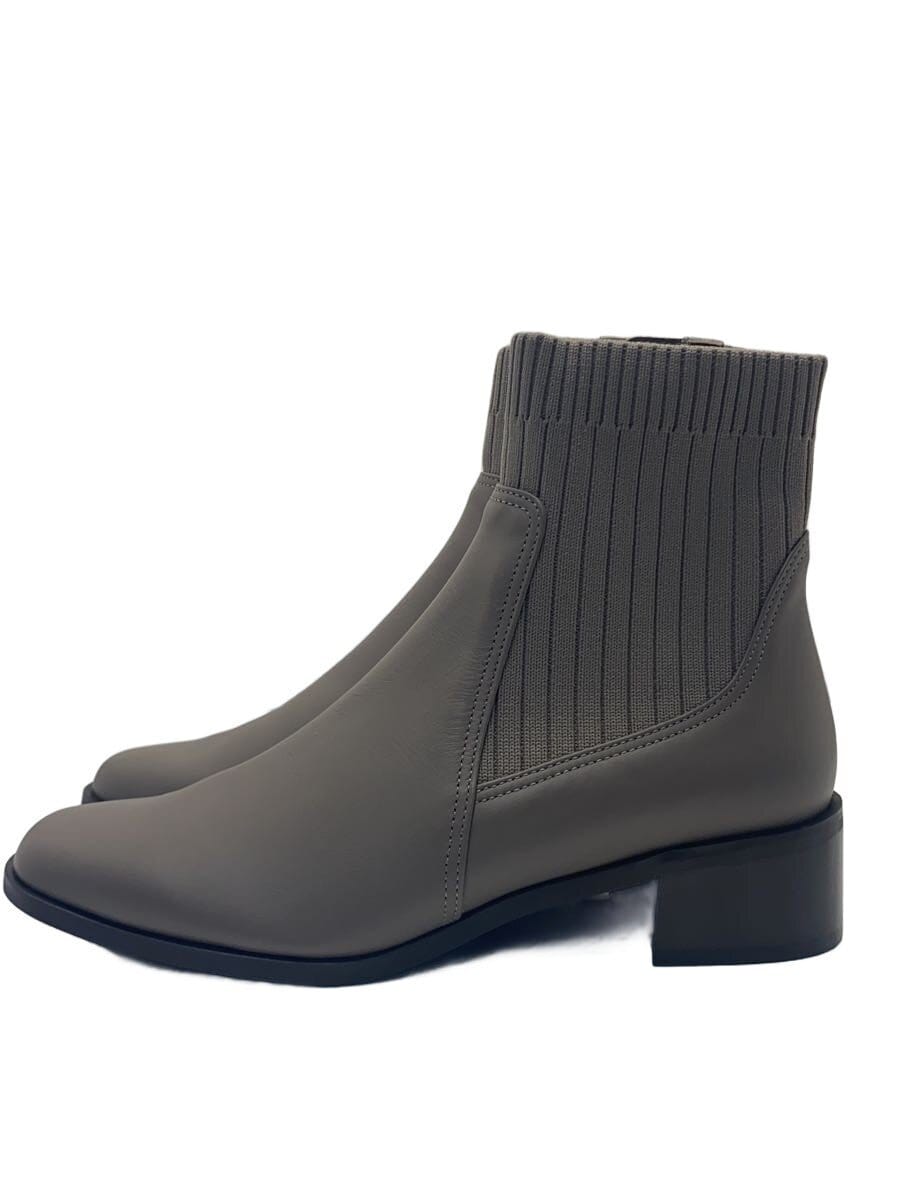 GINZA Kanematsu / サイドゴアブーツ/25cm/GRY/レザー