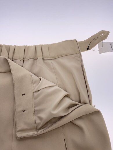 商品画像：インバーテッドタックワイドパンツ/S/ポリエステル/BEG/CGK0016 3