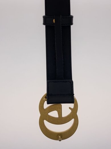 商品画像：ダブルG/バックルベルト/BLK/無地/レディース/414516 5