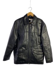 トルコ製/ジャケット/S/レザー/BLK