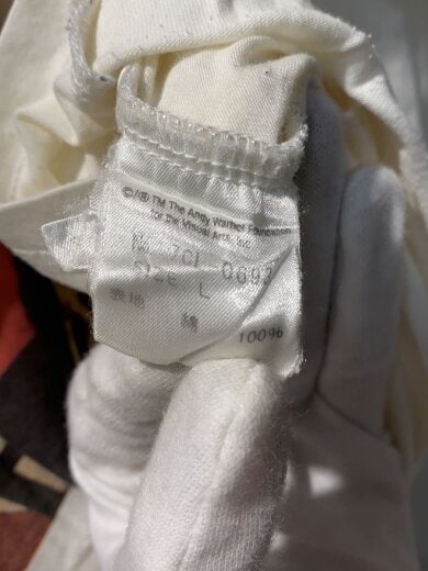 商品画像：長袖Tシャツ/L/コットン/WHT 4