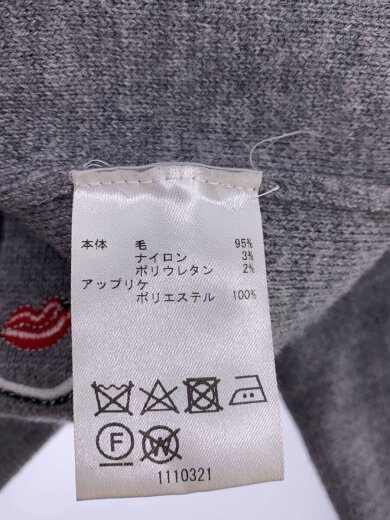 商品画像：カーディガン(薄手)/M/ウール/GRY 4